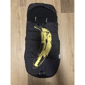 BUGABOO + Andy Warhol Banana Waterproof Insulated Stroller Cover  Black